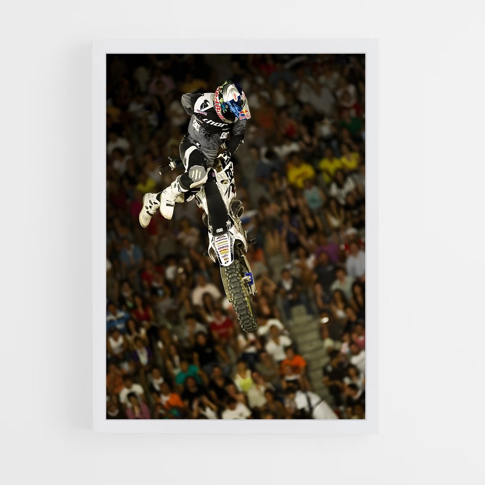 Poster Envolée Sauvage – affiche Motocross freestyle (vue 3)